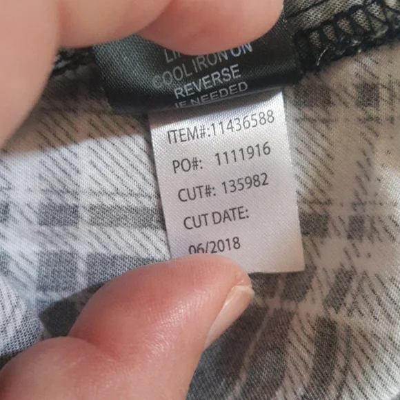 Torrid Black And White Plaid Challis Shirtdress - Picture 14 of 15